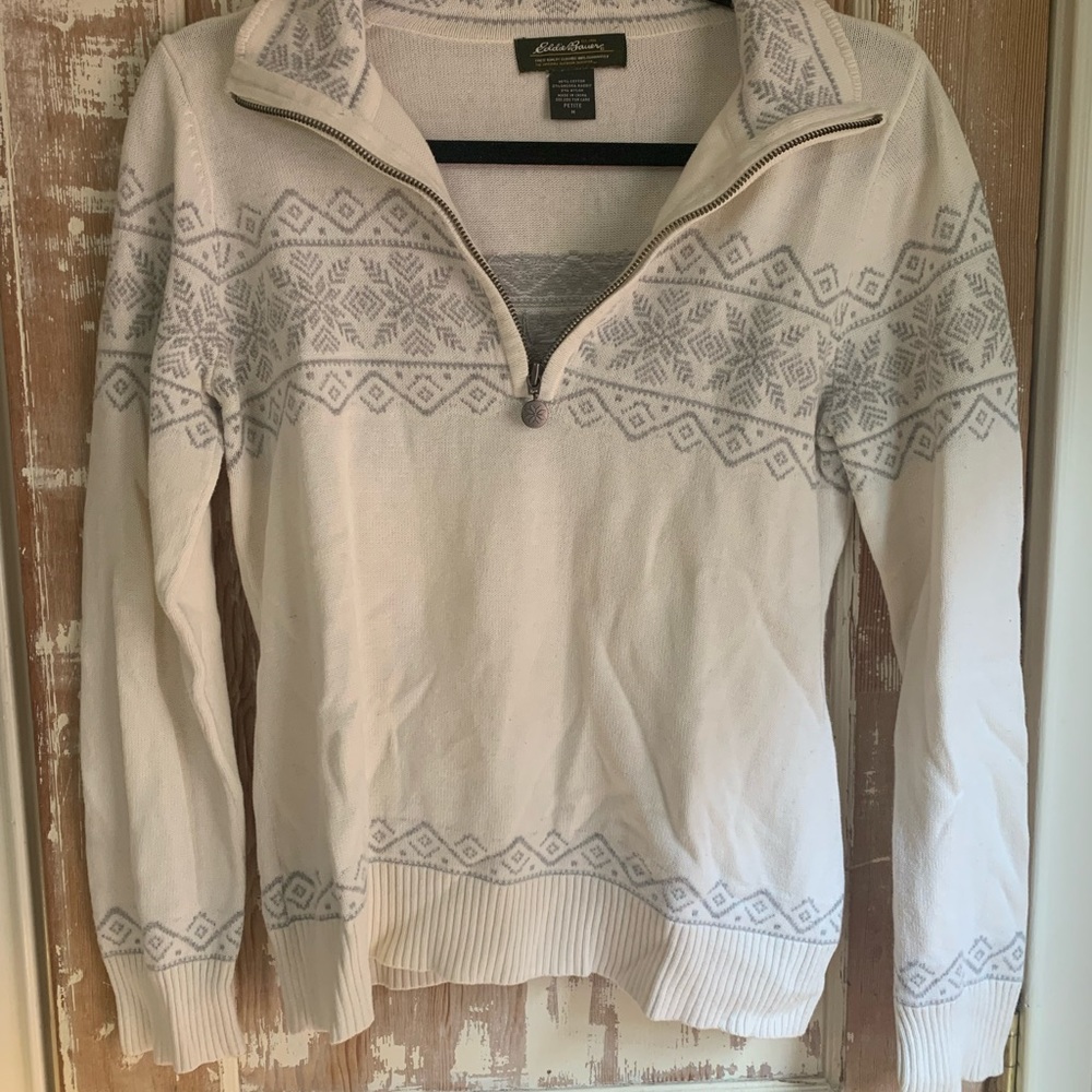 Eddie Bauer winter knit pullover